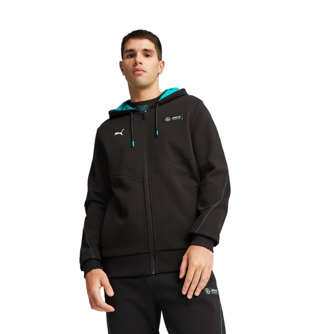 PUMA BLUZA MĘSKA MAPF1 HOODED SWEAT JACKET CZARNA 621147 01