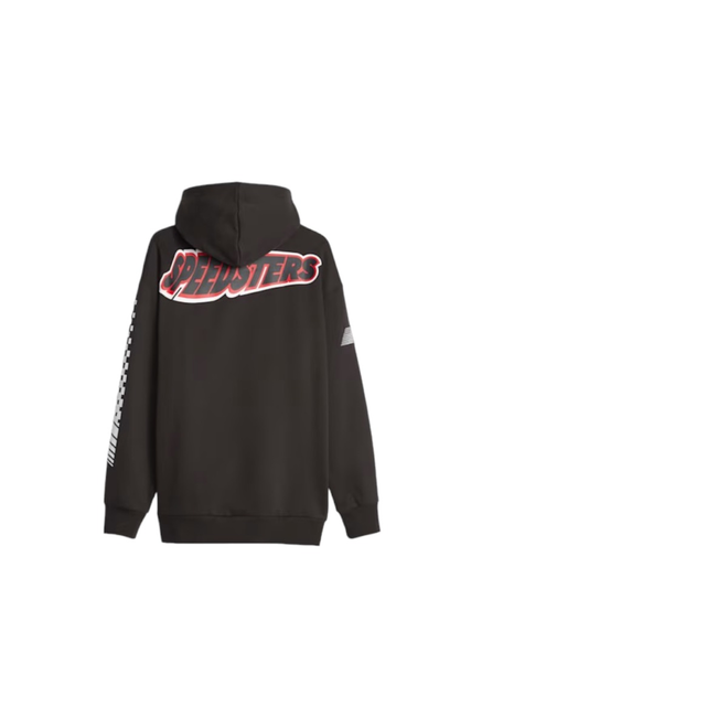 PUMA BLUZA MĘSKA Z KAPTUREM FERRARI RACE GARAGE CREW HOODIE CZARNA 621119 01