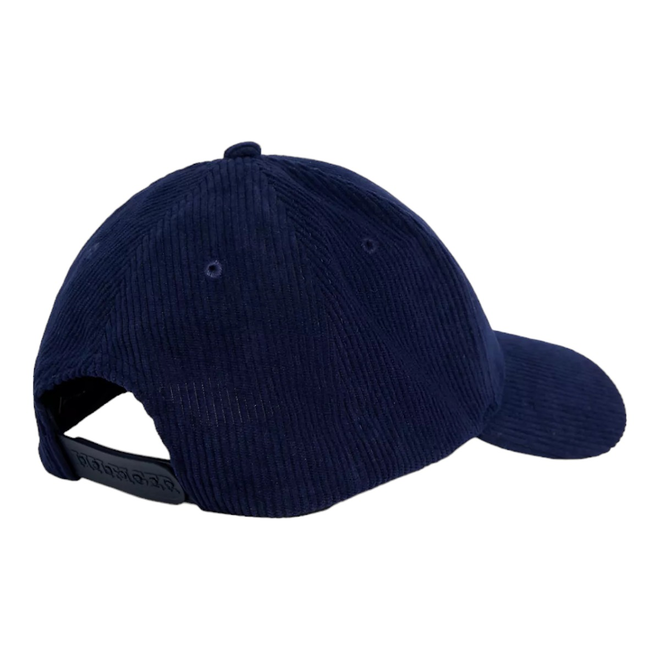 TOMMY HILFIGER CZAPKA Z DASZKIEM MONOTYPE CORDOROY CAP GRANATOWA AM0AM11990 DW6