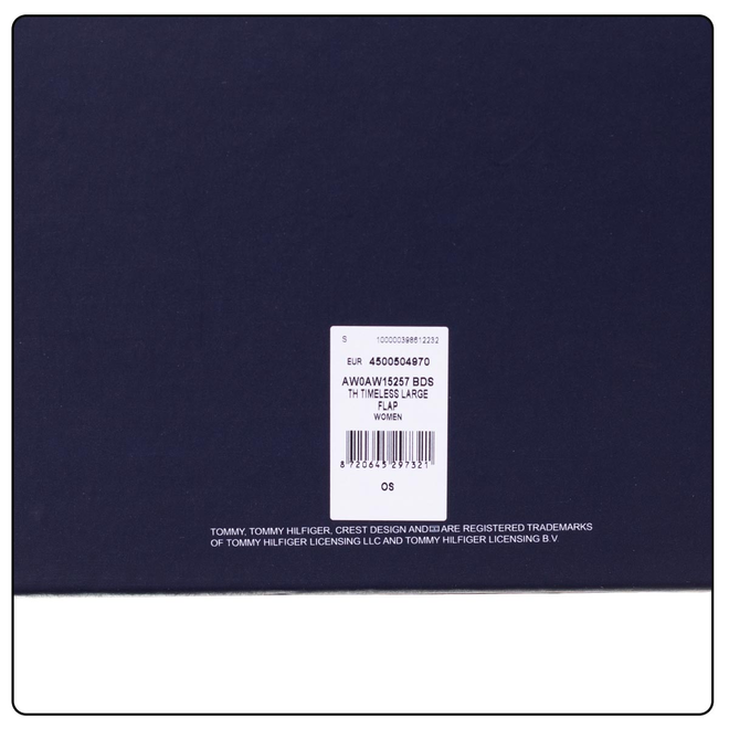 TOMMY HILFIGER PORTFEL DAMSKI TH TIMELESS LARGE FLAP CZARNY AW0AW15257 BDS