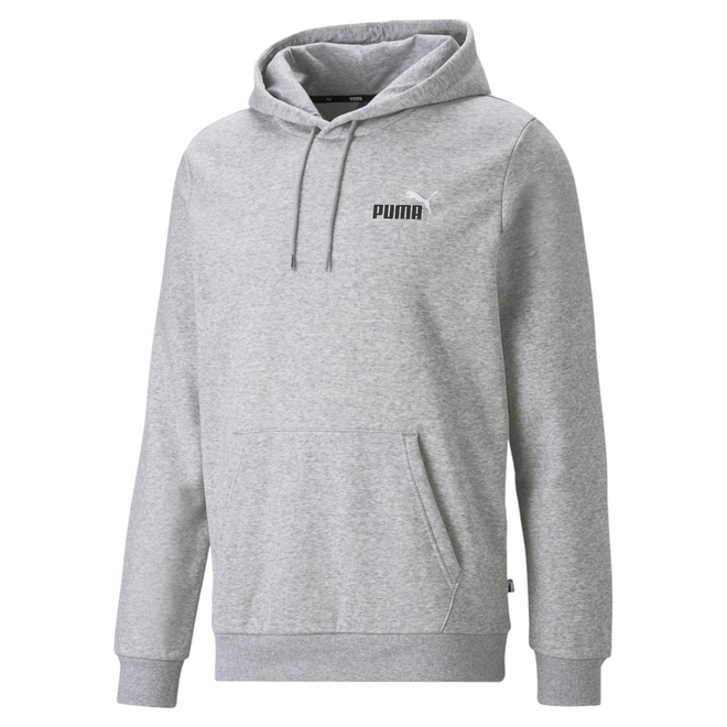 PUMA BLUZA MĘSKA Z KAPTUREM ESS 2 COL SMALL LOGO HOODIE SZARA 674471 04