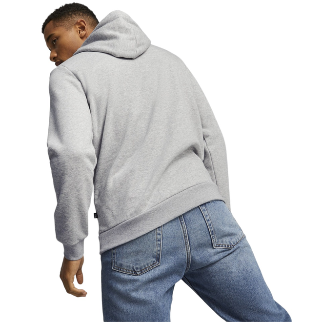 PUMA BLUZA MĘSKA Z KAPTUREM ESS 2 COL SMALL LOGO HOODIE SZARA 674471 04