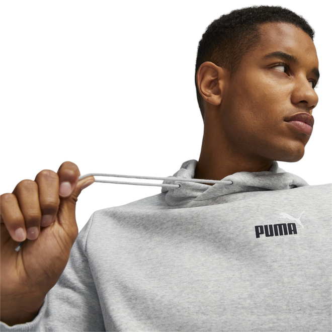 PUMA BLUZA MĘSKA Z KAPTUREM ESS 2 COL SMALL LOGO HOODIE SZARA 674471 04