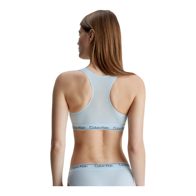 CALVIN KLEIN DAMSKI STANIK BIUSTONOSZ RACERBACK BRALETTE BŁĘKITNY 000QF7317E CJP
