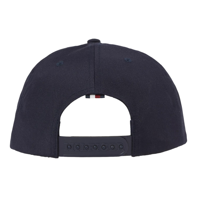 TOMMY HILFIGER CZAPKA Z DASZKIEM TH MONOTYPE CANVAS 6 PANEL CAP GRANATOWA AM0AM12043 DW6