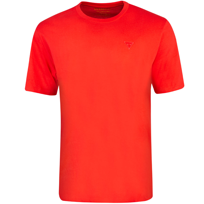 GUESS KOSZULKA MĘSKA T-SHIRT SS CN BASIC TEE CZERWONA F3GI00K8HM0 G5Q4