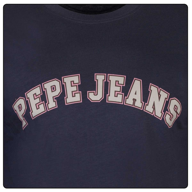 PEPE JEANS KOSZULKA MĘSKA T-SHIRT CLEMENT GRAFITOWA PM509220 977