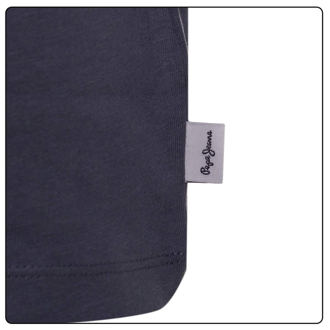 PEPE JEANS KOSZULKA MĘSKA T-SHIRT CLEMENT GRAFITOWA PM509220 977