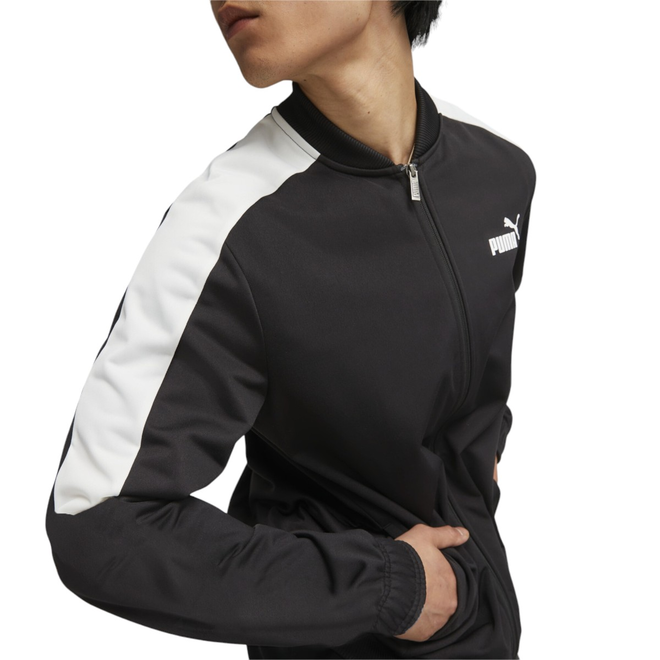 PUMA MĘSKI DRES KOMPLETNY DRES BASEBALL TRICOT SUIT CZARNY 677428 01