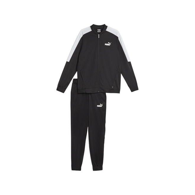 PUMA MĘSKI DRES KOMPLETNY DRES BASEBALL TRICOT SUIT CZARNY 677428 01