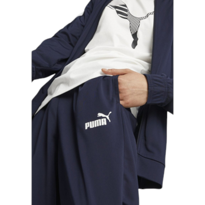 PUMA MĘSKI DRES KOMPLETNY DRES BASEBALL TRICOT SUIT GRANATOWY 677428 06