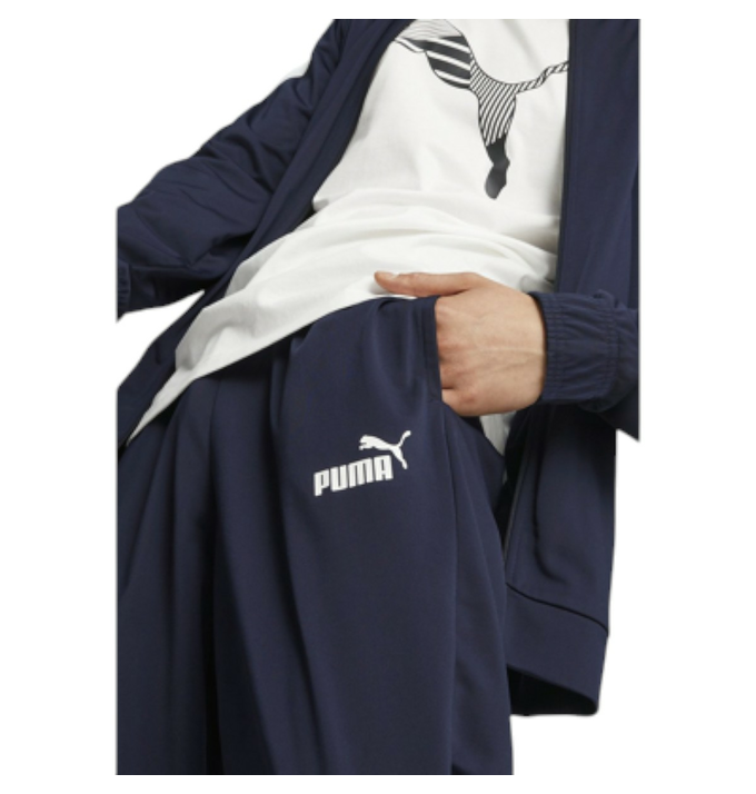 PUMA MĘSKI DRES KOMPLETNY DRES BASEBALL TRICOT SUIT GRANATOWY 677428 06