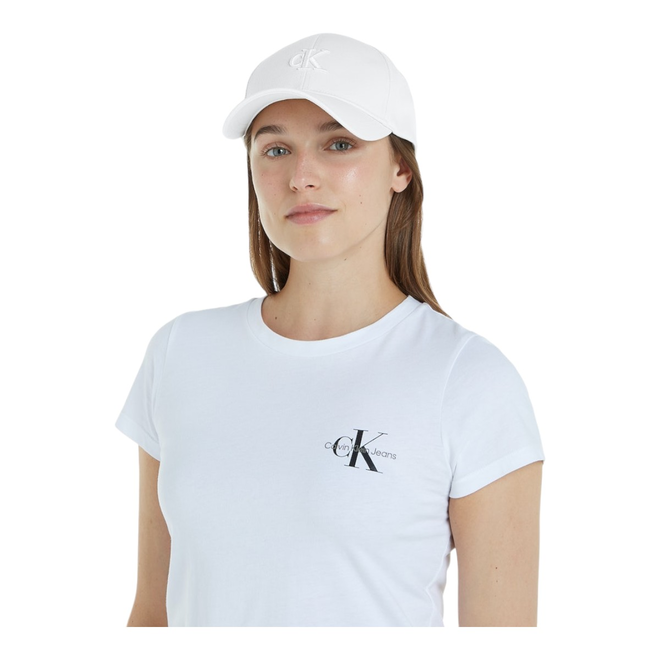 CALVIN KLEIN CZAPKA Z DASZKIEM ARCHIVE CAP ECRU K60K611978 CGA