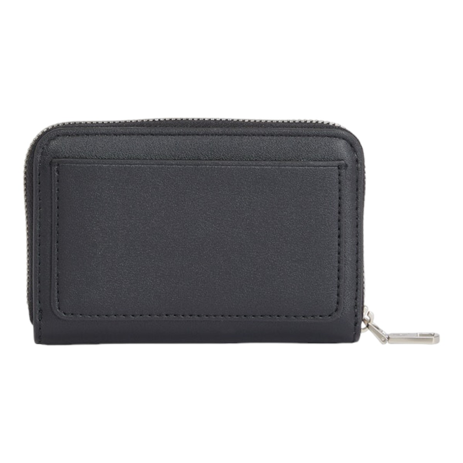 CALVIN KLEIN PORTFEL DAMSKI SCULPTED MED ZIP AROUND MONO CZARNY K60K607229 0GX