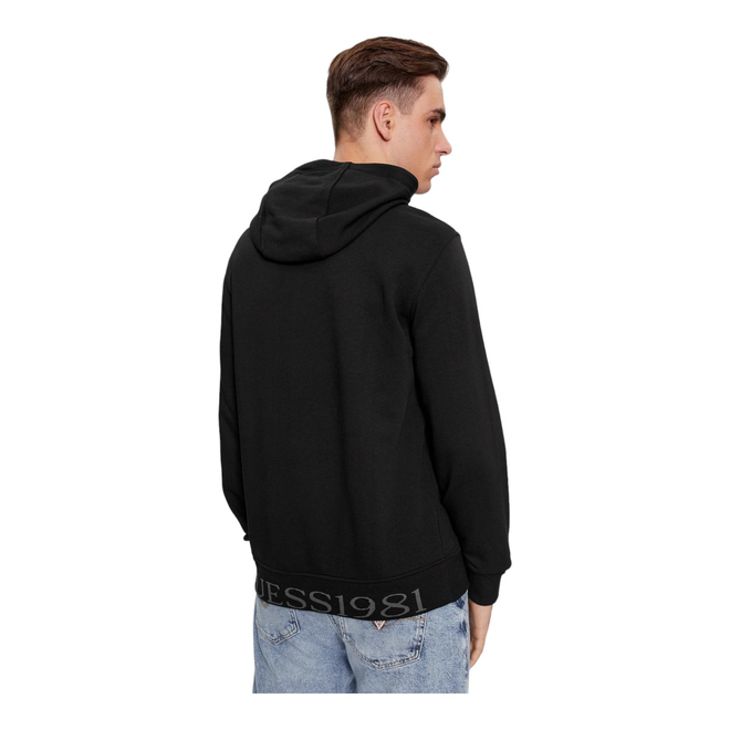 GUESS BLUZA MĘSKA Z KAPTUREM CHRISTIAN HOODIE SWEATSHIRT CZARNA M4RQ52KBK32 JBLK
