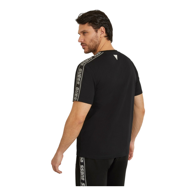GUESS KOSZULKA MĘSKA T-SHIRT ARLO CN T-SHIRT CZARNA Z4GI18J1314 JBLK