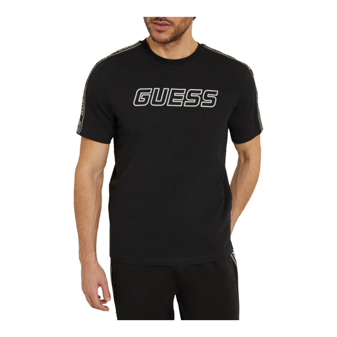 GUESS KOSZULKA MĘSKA T-SHIRT ARLO CN T-SHIRT CZARNA Z4GI18J1314 JBLK