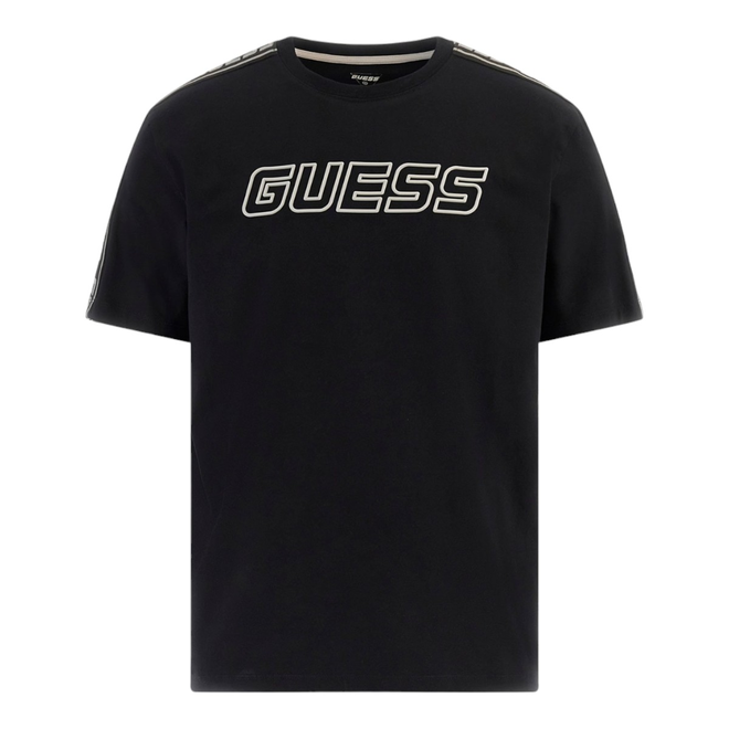GUESS KOSZULKA MĘSKA T-SHIRT ARLO CN T-SHIRT CZARNA Z4GI18J1314 JBLK