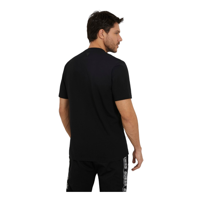 GUESS KOSZULKA MĘSKA T-SHIRT SS ALPHY T-SHIRT CZARNA Z2YI11J1314 JBLK