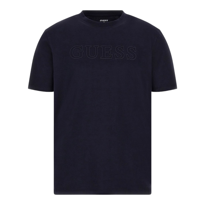 GUESS KOSZULKA MĘSKA T-SHIRT SS ALPHY T-SHIRT GRANATOWA Z2YI11J1314 DPM