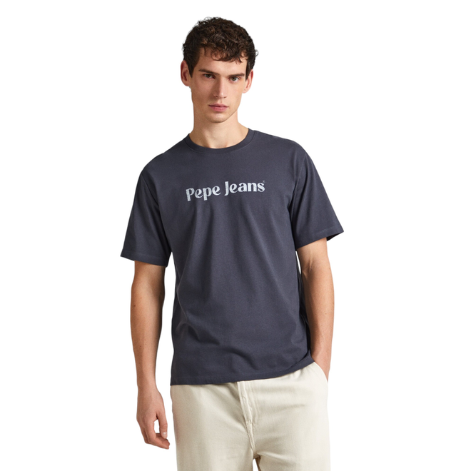 PEPE JEANS KOSZULKA MĘSKA T-SHIRT CLIFTON FUTURE GRAFITOWA PM509374 977