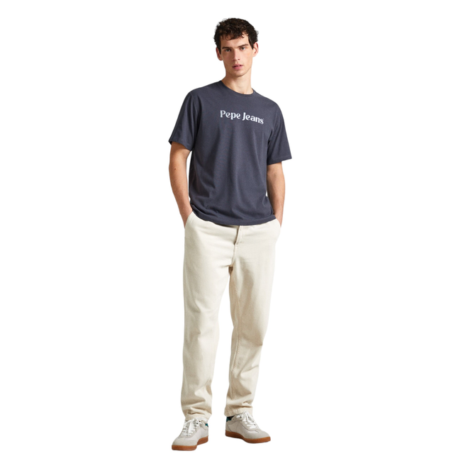 PEPE JEANS KOSZULKA MĘSKA T-SHIRT CLIFTON FUTURE GRAFITOWA PM509374 977