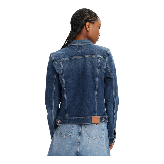 TOMMY HILFIGER DAMSKA KURTKA JEANSOWA VIVIANNE SKN JACKET BH0151 JEANS DW0DW17959 1A5