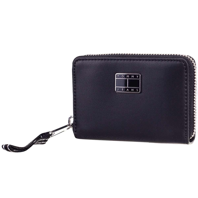TOMMY HILFIGER PORTFEL DAMSKI TJW CITY-WIDE SMALL ZA CZARNY AW0AW15940 BDS