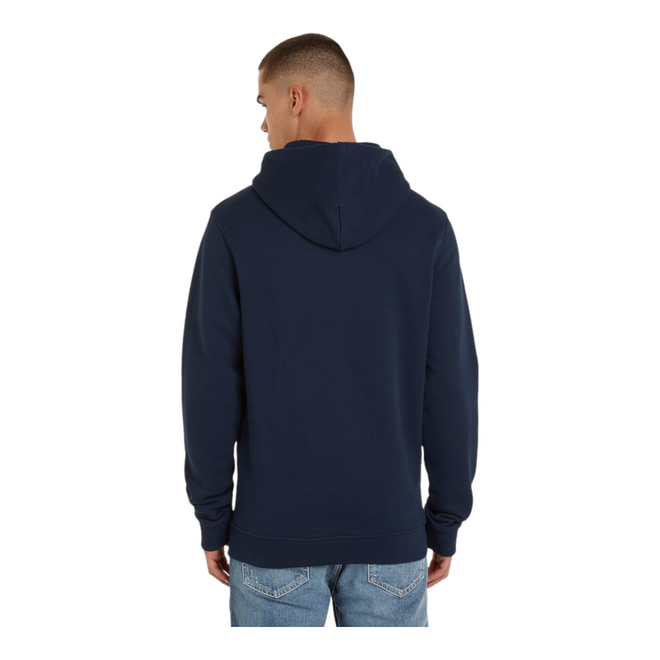 TOMMY HILFIGER BLUZA MĘSKA Z KAPTUREM TJM REG BADGE HOODIE EXT GRANATOWA DM0DM17988 C1G