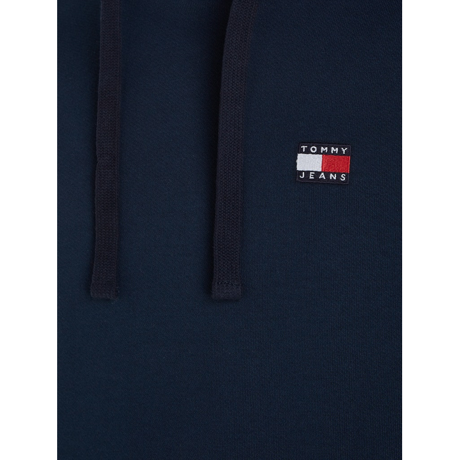 TOMMY HILFIGER BLUZA MĘSKA Z KAPTUREM TJM REG BADGE HOODIE EXT GRANATOWA DM0DM17988 C1G