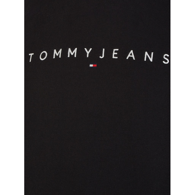 TOMMY HILFIGER BLUZA MĘSKA Z KAPTUREM TJM REG LINEAR LOGO HOODIE EXT CZARNA DM0DM17985 BDS