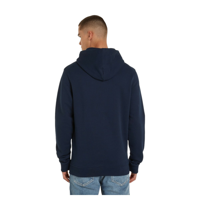 TOMMY HILFIGER MEN'S HOODED SWEATSHIRT TJM REG BADGE HOODIE EXT NAVY BLUE DM0DM17988 C1G