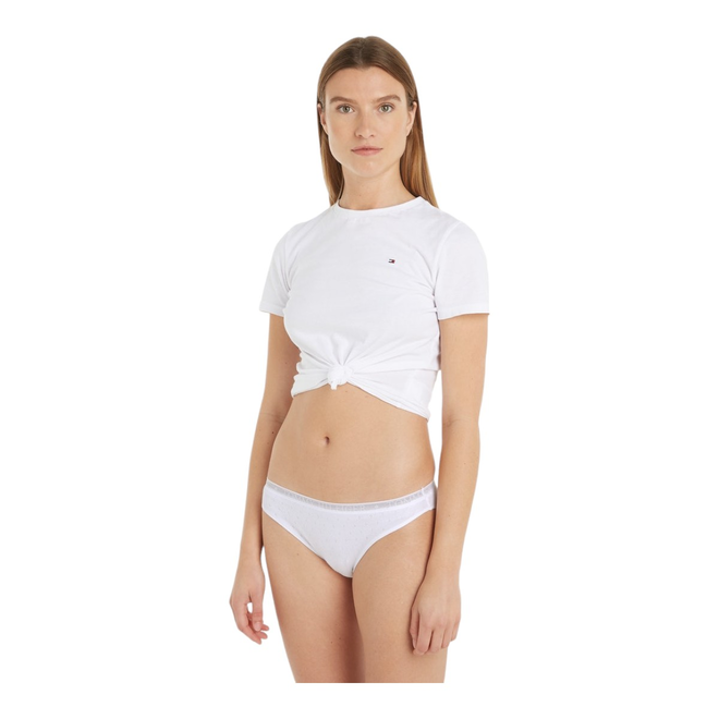 TOMMY HILFIGER BIKINI DAMSKIE MAJTKI 3P BIKINI CZARNE/BIAŁE/RÓZOWE UW0UW05284 0VR