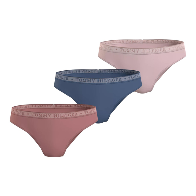 TOMMY HILFIGER BIKINI DAMSKIE MAJTKI 3P BIKINI WIELOKOLOROWE UW0UW05184 0VV