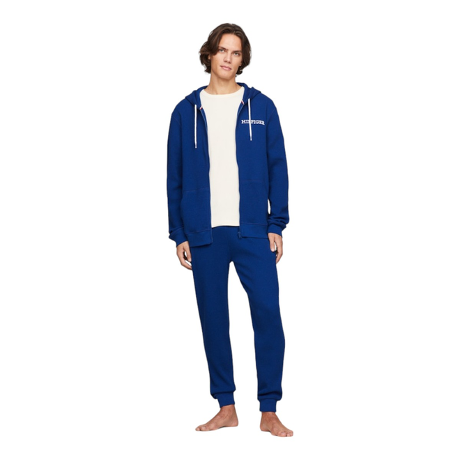 TOMMY HILFIGER BLUZA MĘSKA FULL ZIP HOODIE KOBALTOWA UM0UM03131 C5J