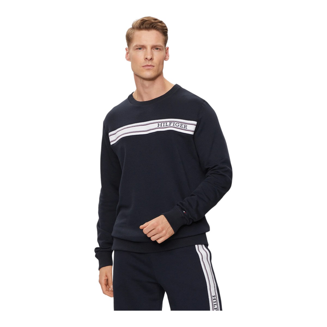 TOMMY HILFIGER BLUZA MĘSKA TRACK TOP GRANATOWA UM0UM03197 DW5