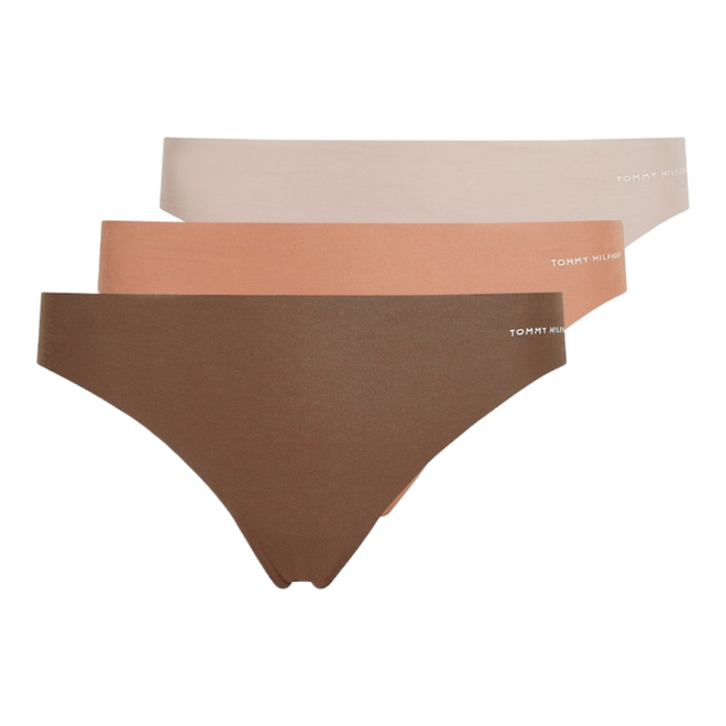 TOMMY HILFIGER BRAZILIANY DAMSKIE MAJTKI 3P BRAZILIAN BRĄZOWE UW0UW03871 0R3