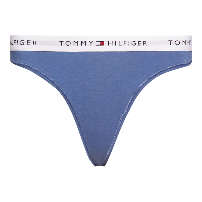 TOMMY HILFIGER STRINGI DAMSKIE MAJTKI 1P THONG NIEBIESKIE UW0UW03835 C4Q