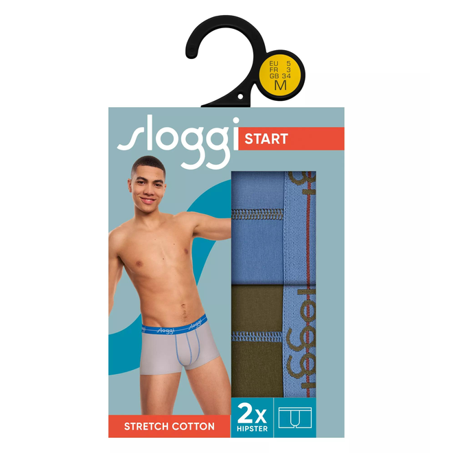 sloggi men Start Hipster C2P box Green Combination - 0031 10206968*0031