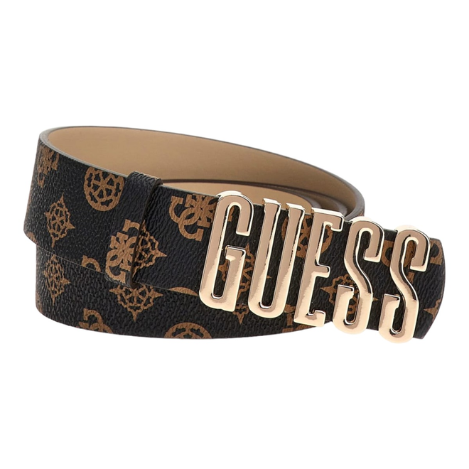 GUESS PASEK DAMSKI EVELUNE NOT ADJ PANT BRĄZOWY BW9173P4435 MLO