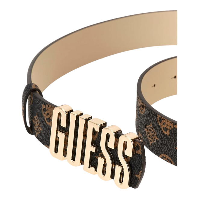 GUESS PASEK DAMSKI EVELUNE NOT ADJ PANT BRĄZOWY BW9173P4435 MLO