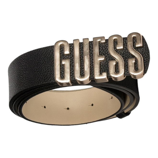 GUESS PASEK DAMSKI MERIDIAN NOT ADJ PANT CZARNY BW9113P4235 BLA