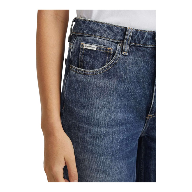 GUESS DAMSKIE SPODNIE JEANSOWE GJ G06 MOM NIEBIESKIE W4YA0DD5FC1 GJEW