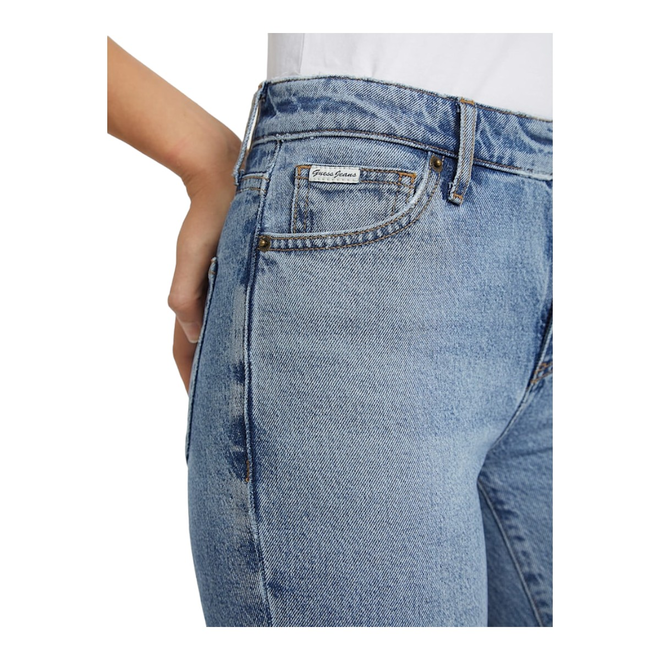 GUESS DAMSKIE SPODNIE JEANSOWE GJ G08 MID RISE STRAIGHT NIEBIESKIE W4YA98D5CC5 GJLV