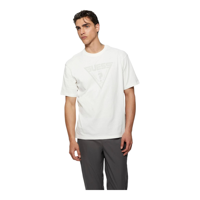 GUESS KOSZULKA MĘSKA T-SHIRT ALINO CN T-SHIRT ECRU Z4YI00I3Z14 G018