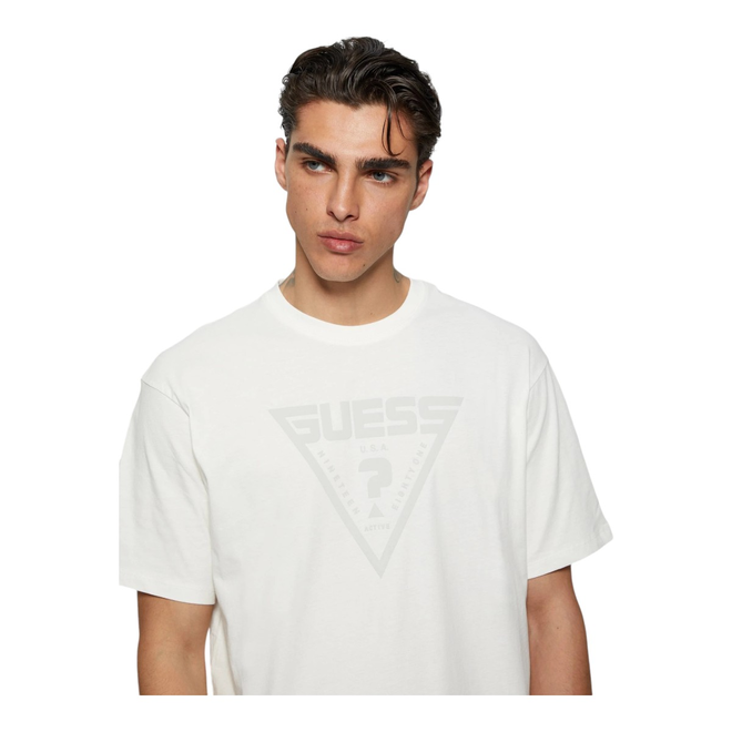 GUESS KOSZULKA MĘSKA T-SHIRT ALINO CN T-SHIRT ECRU Z4YI00I3Z14 G018