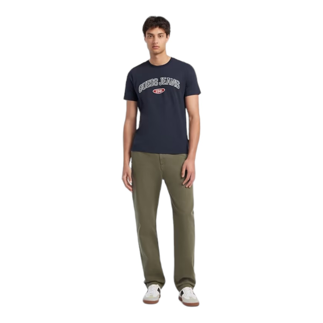 GUESS KOSZULKA MĘSKA T-SHIRT GJ SS CN SLIM GUESS GRANATOWA M4YI57K8HM0 A71W