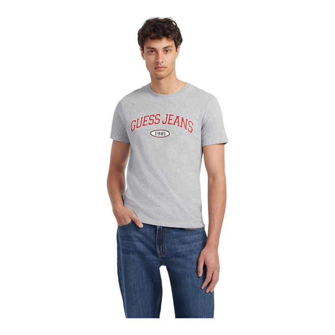 GUESS KOSZULKA MĘSKA T-SHIRT GJ SS CN SLIM GUESS SZARA M4YI57K8HM0 H90Z