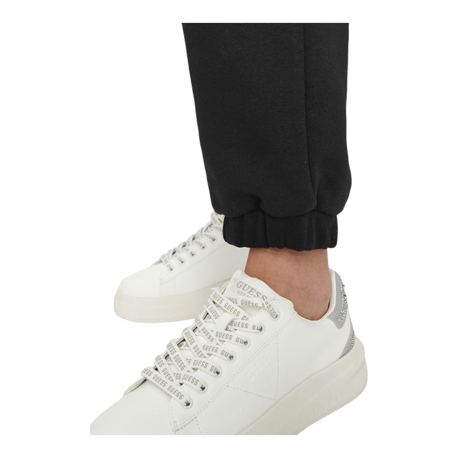 GUESS SPODNIE DAMSKIE DRESOWE GJ TRIANGLE LABEL JO CZARNE W4YB33KC811 JBLK