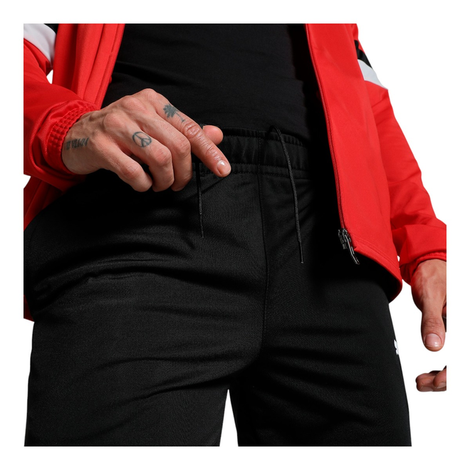 PUMA DRES MĘSKI KOMPLETNY TEAMRISE TRACKSUIT CZERWONY/CZARNY 658653 01